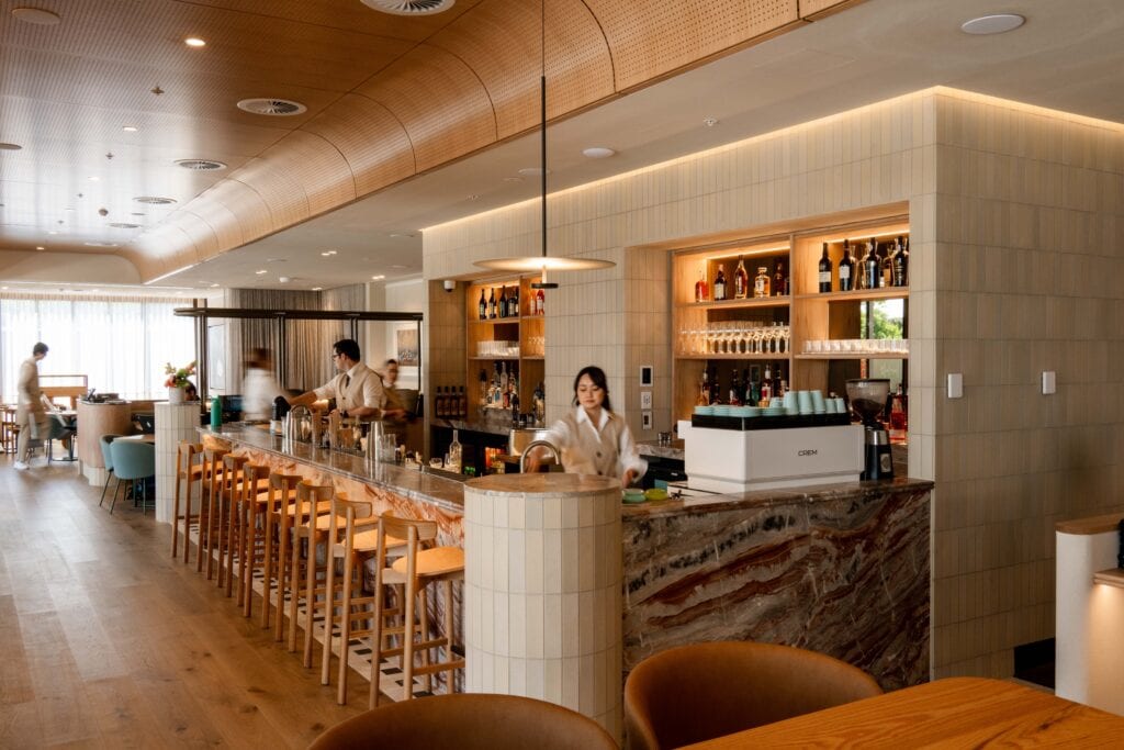 Interior bar at Station Road in Adelaide.