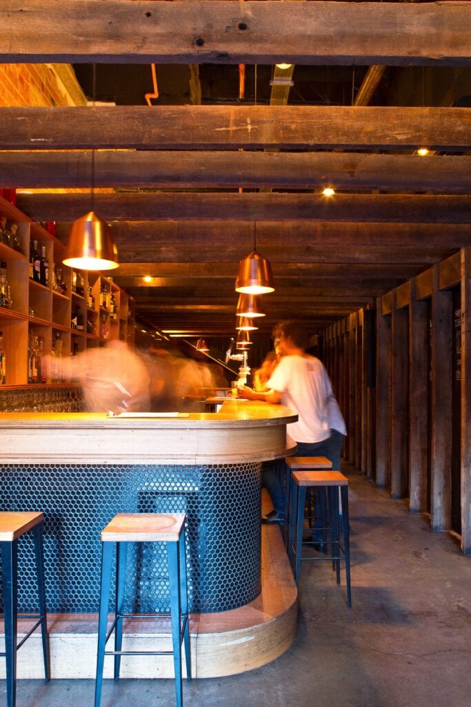 Bar at Udaberri in Adelaide.