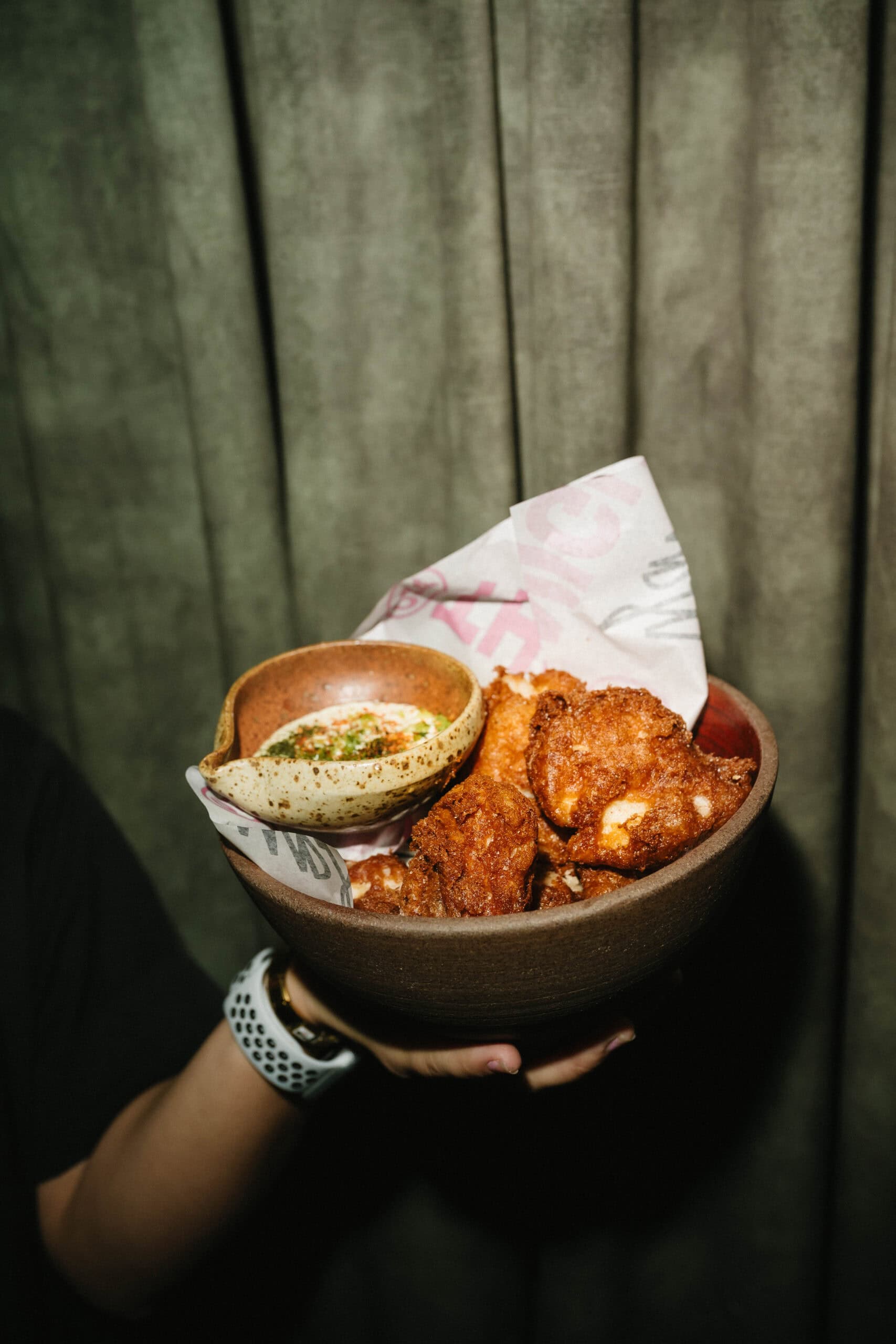 Snacks at Yakisan, Late Night Supper Club in Adelaide.