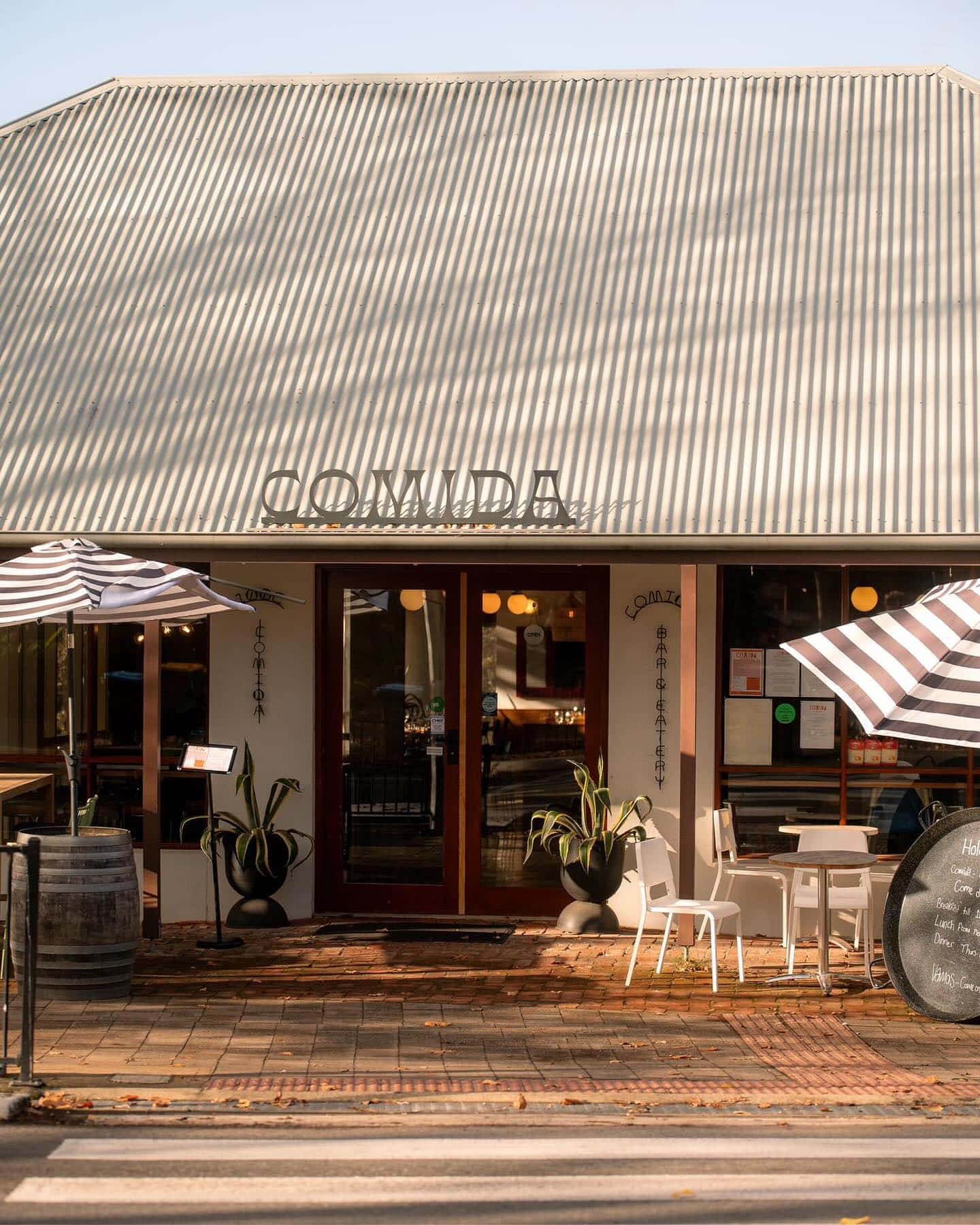 External of Comida in Hahndorf, Adelaide.
