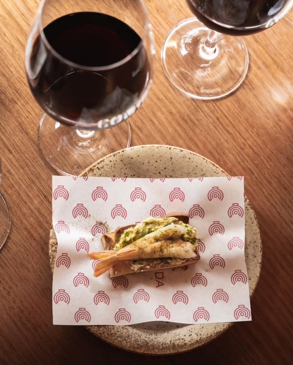 Tapas and wine at Comida in Hahndorf, Adelaide.