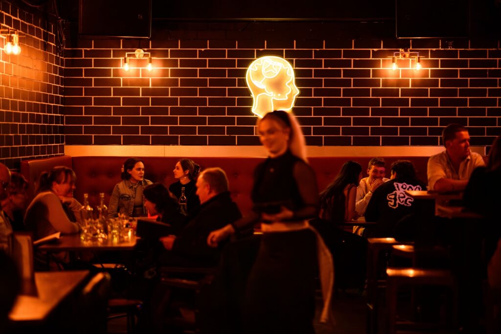 Interiors of Therapy Bar in Adelaide.