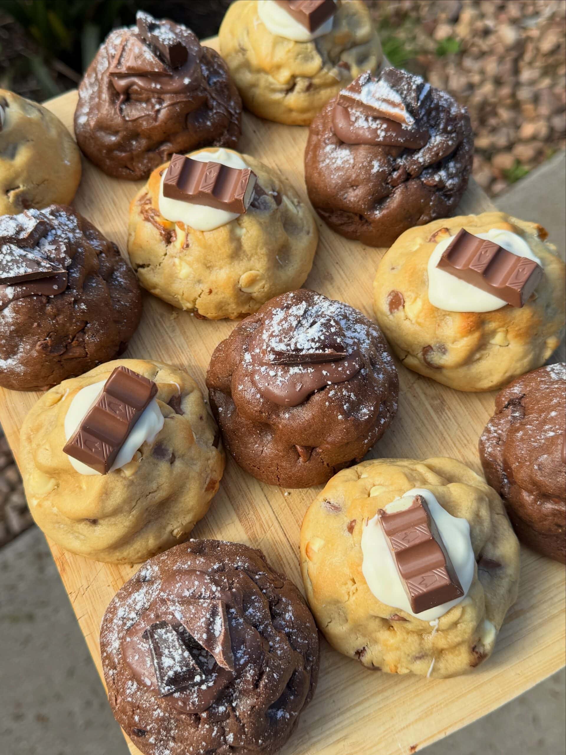 Cookies from Dough Daddy in Adelaide.