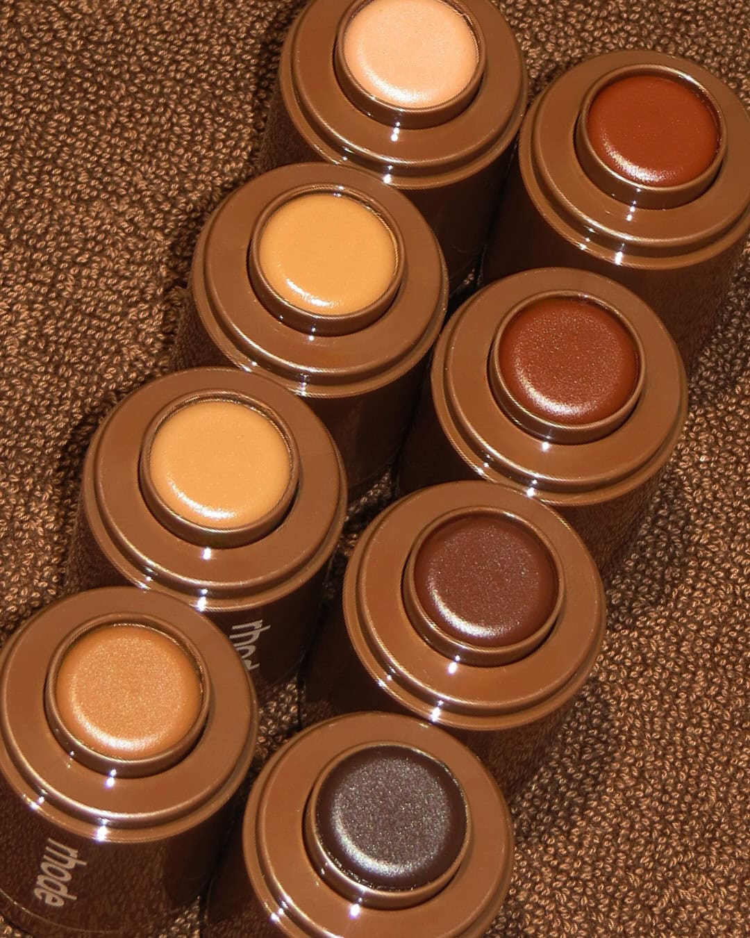 The eight shades of pocket bronzer from rhode's summer 2026 collection.