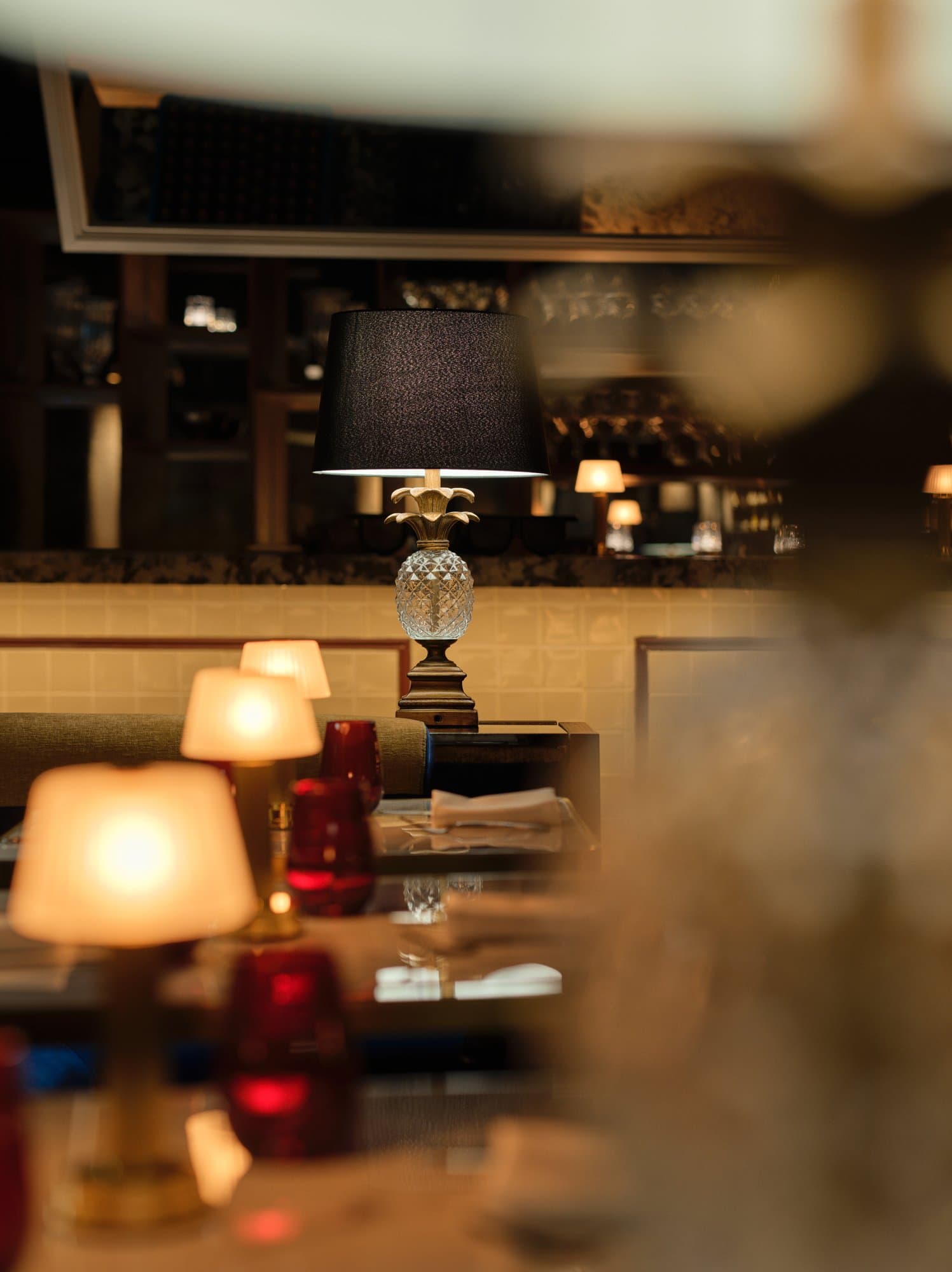 Ananas interior, close detail 