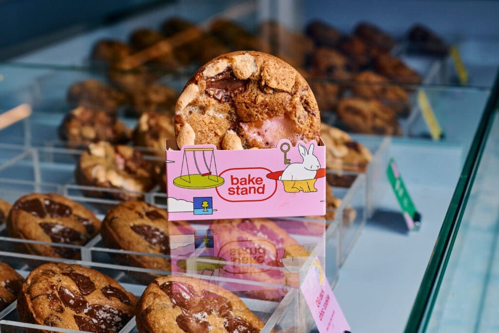 BakeStand cookies at the new Melbourne Walk store