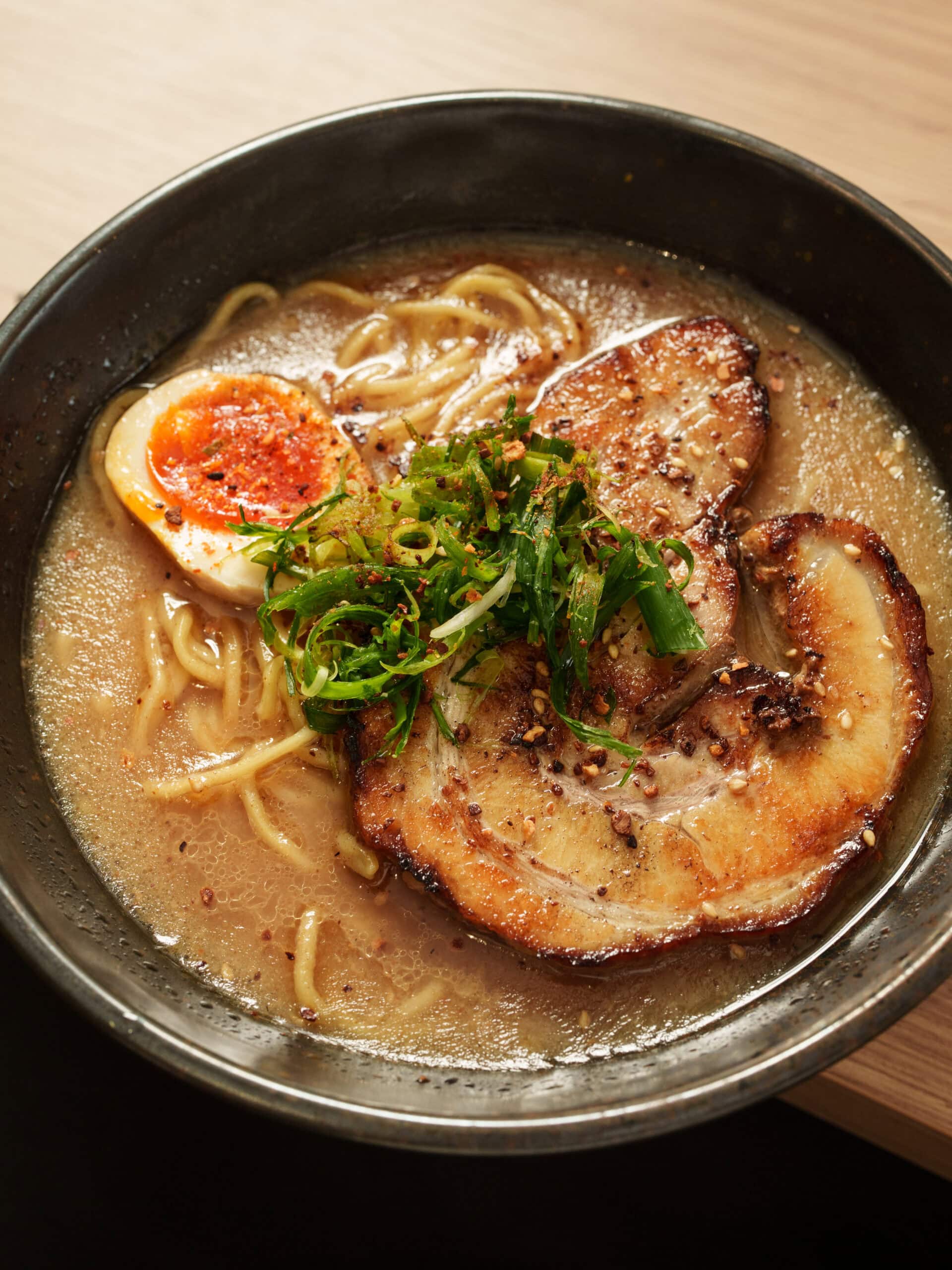 Black Garlic Ramen from Yuna in Adelaide.