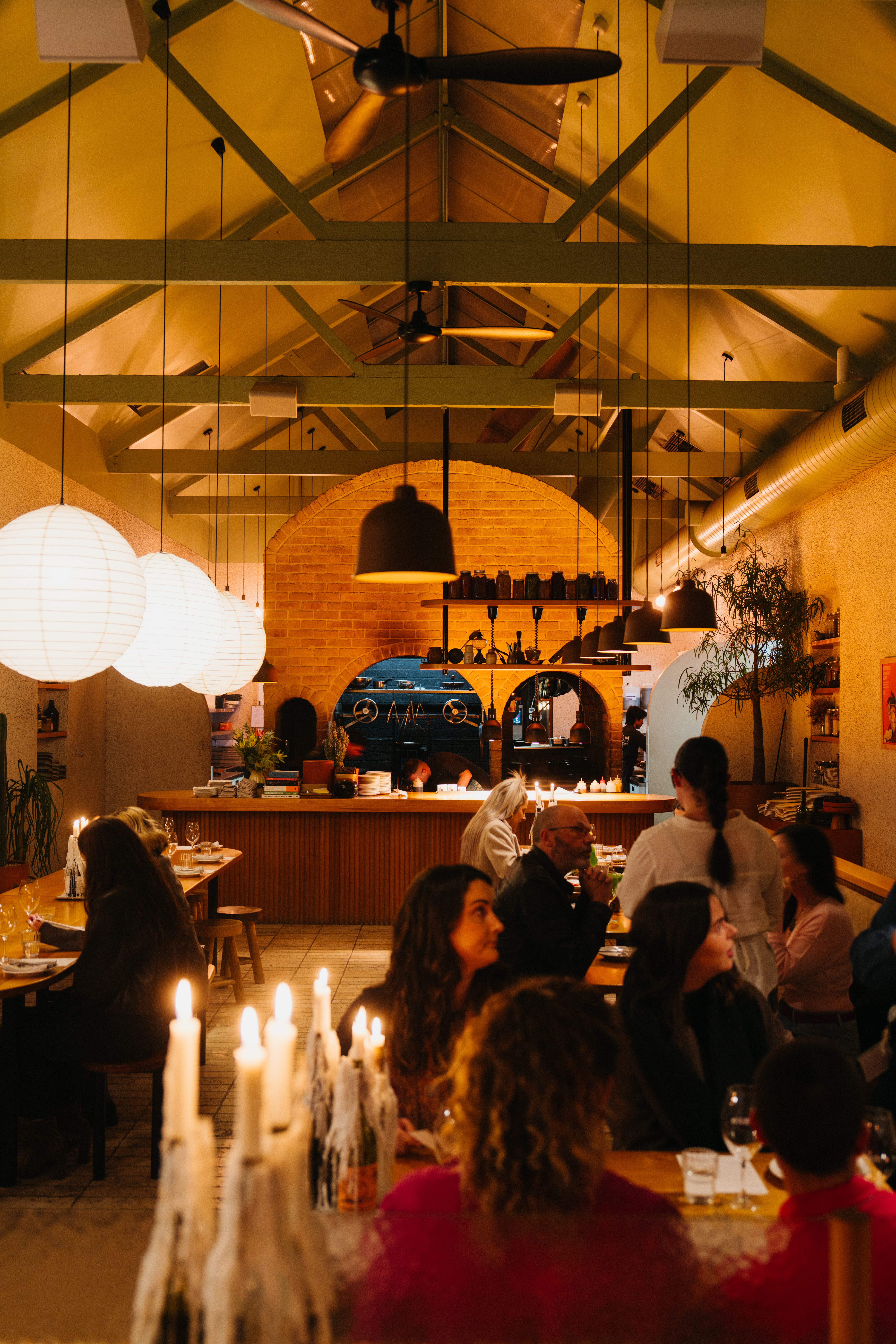 Diners at Bloom Winwood's Bloom After Dark in Adelaide.