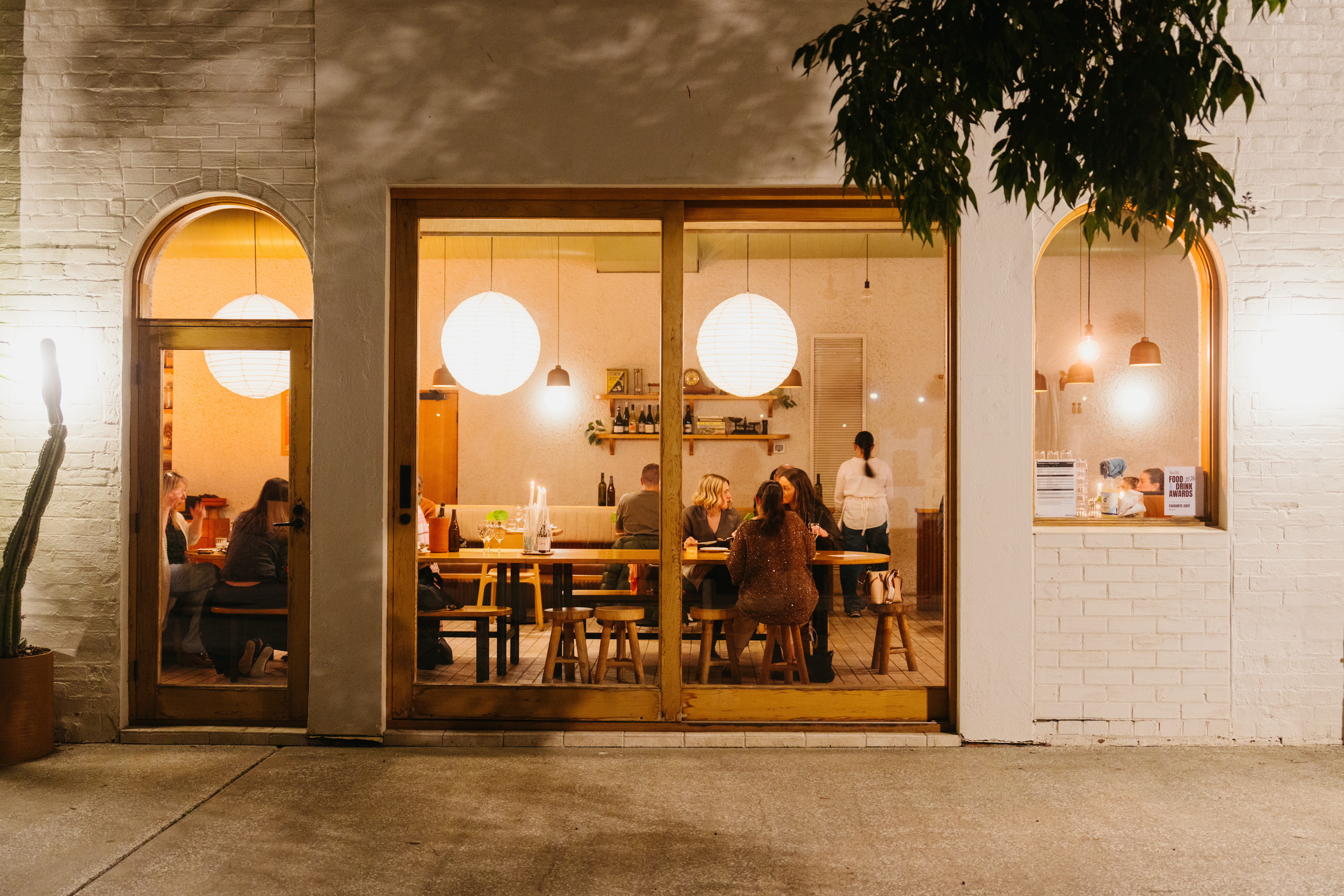 Exterior of Bloom Winwood during Bloom After Dark.