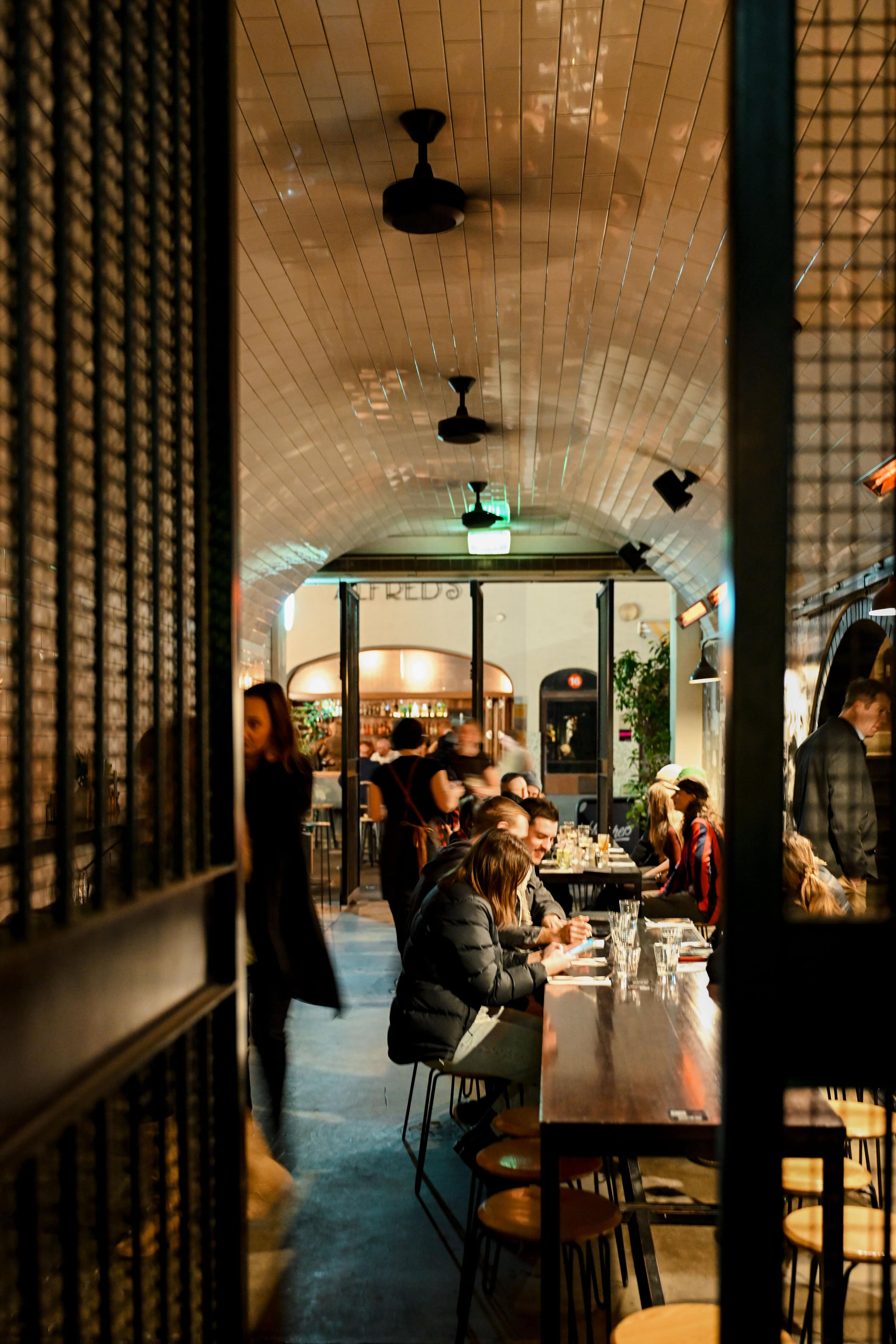 Dining & atmosphere at Bread and Bone in Adelaide.