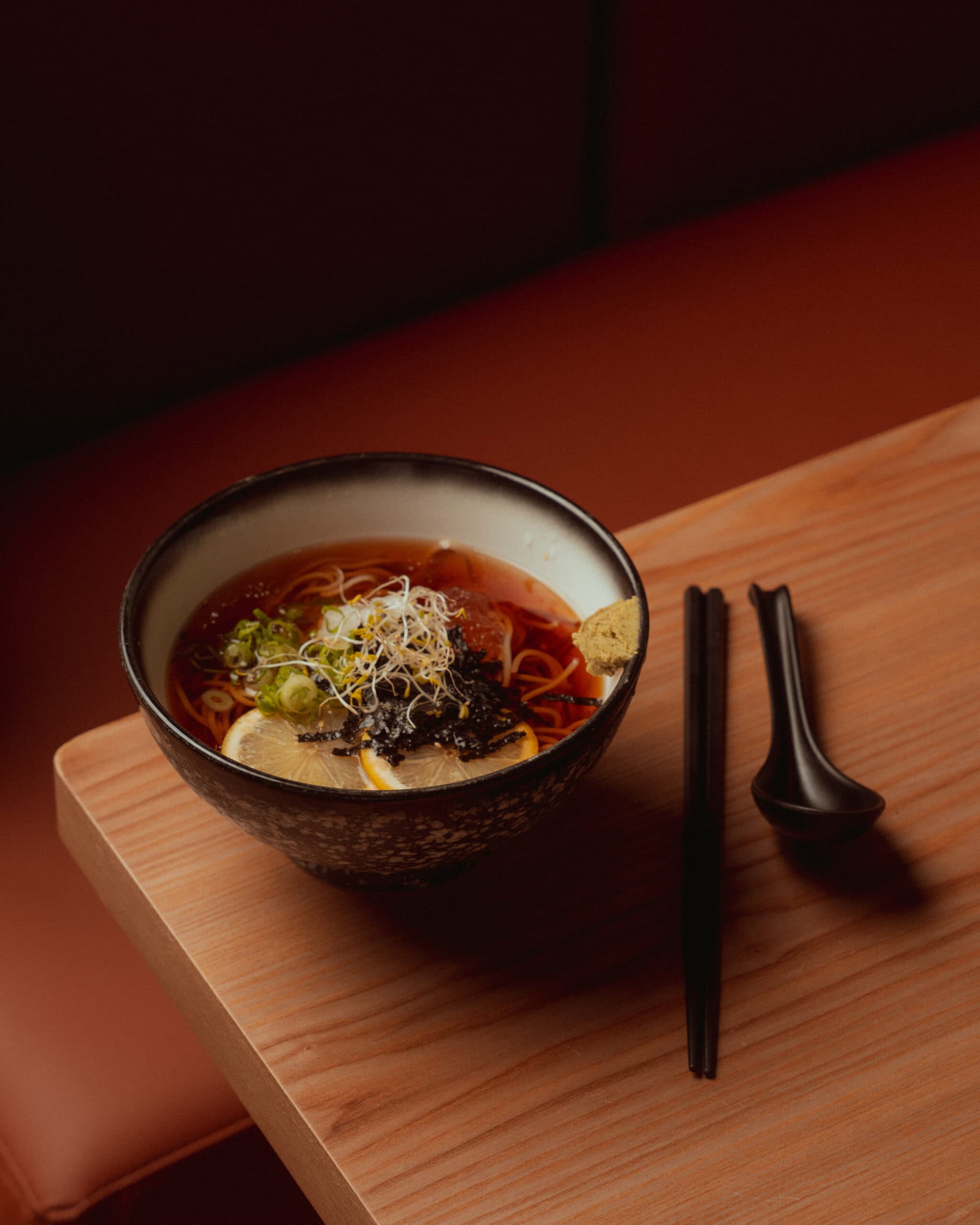 Noodle dish from Okatsu in Adelaide.