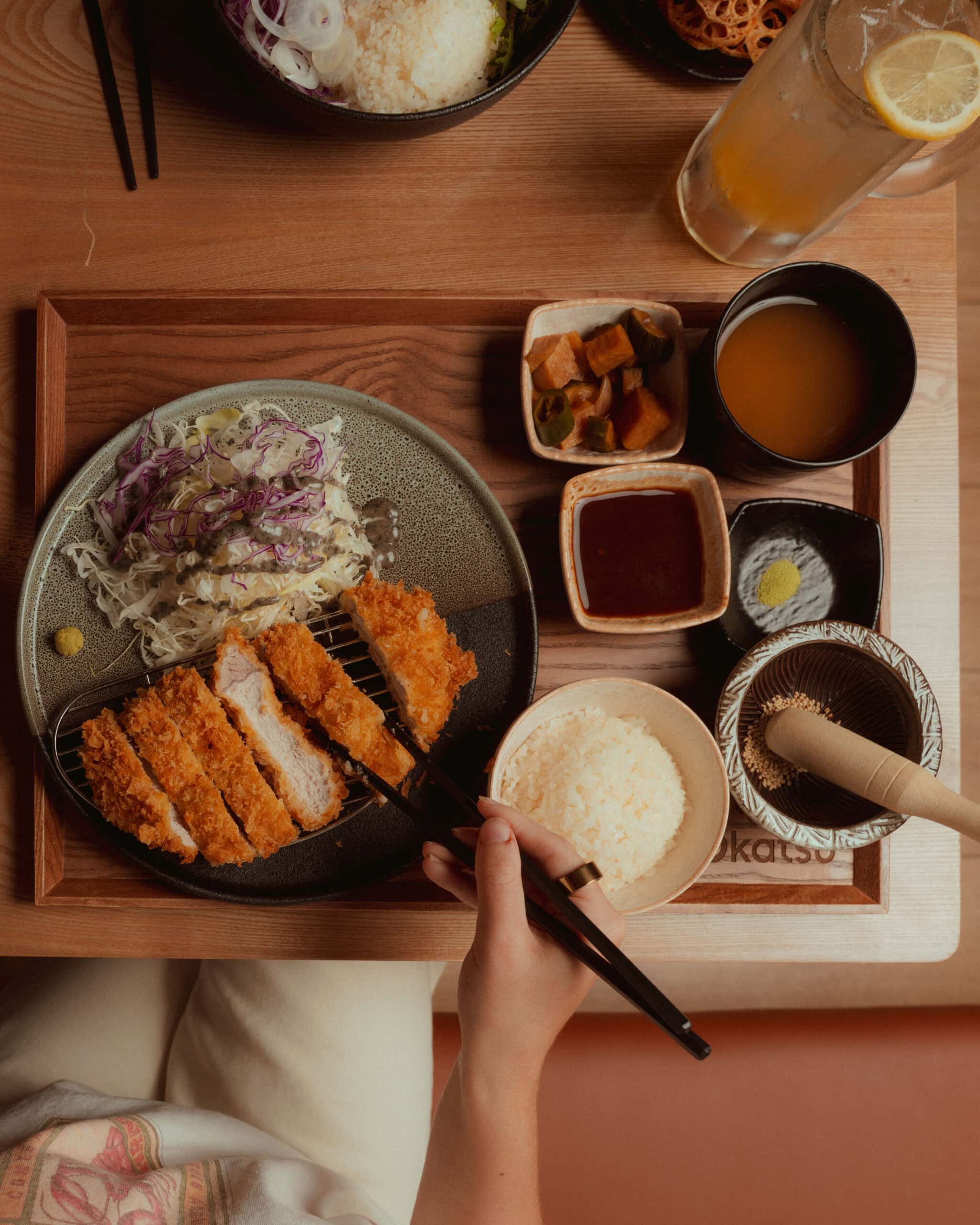 Katsu dish at Okatsu in Adelaide.