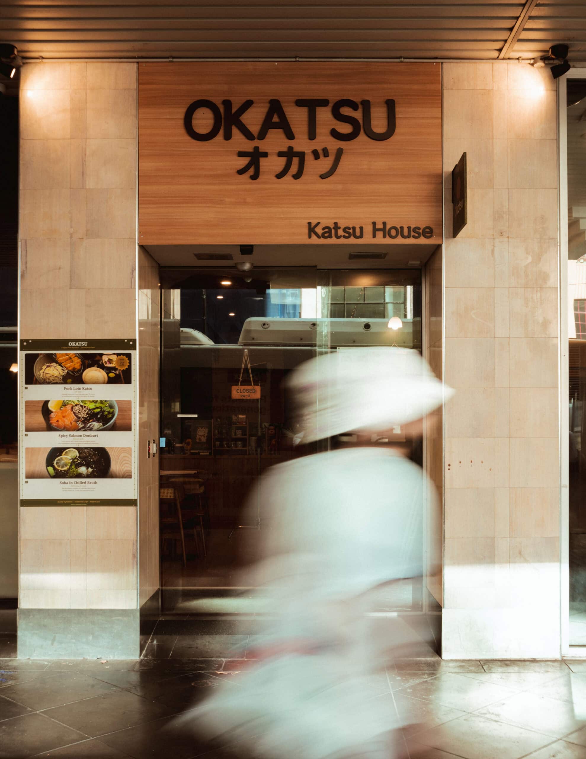 Exterior of Okatsu in Adelaide.