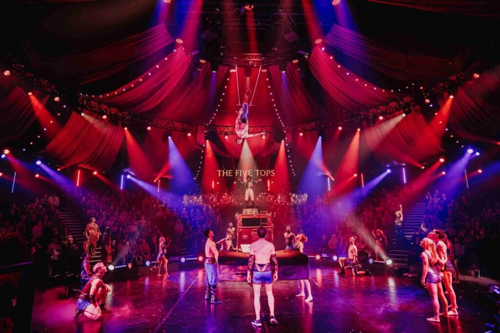 Come Alive The Greatest Showman circus acrobatic performance Entertainment Quarter Sydney