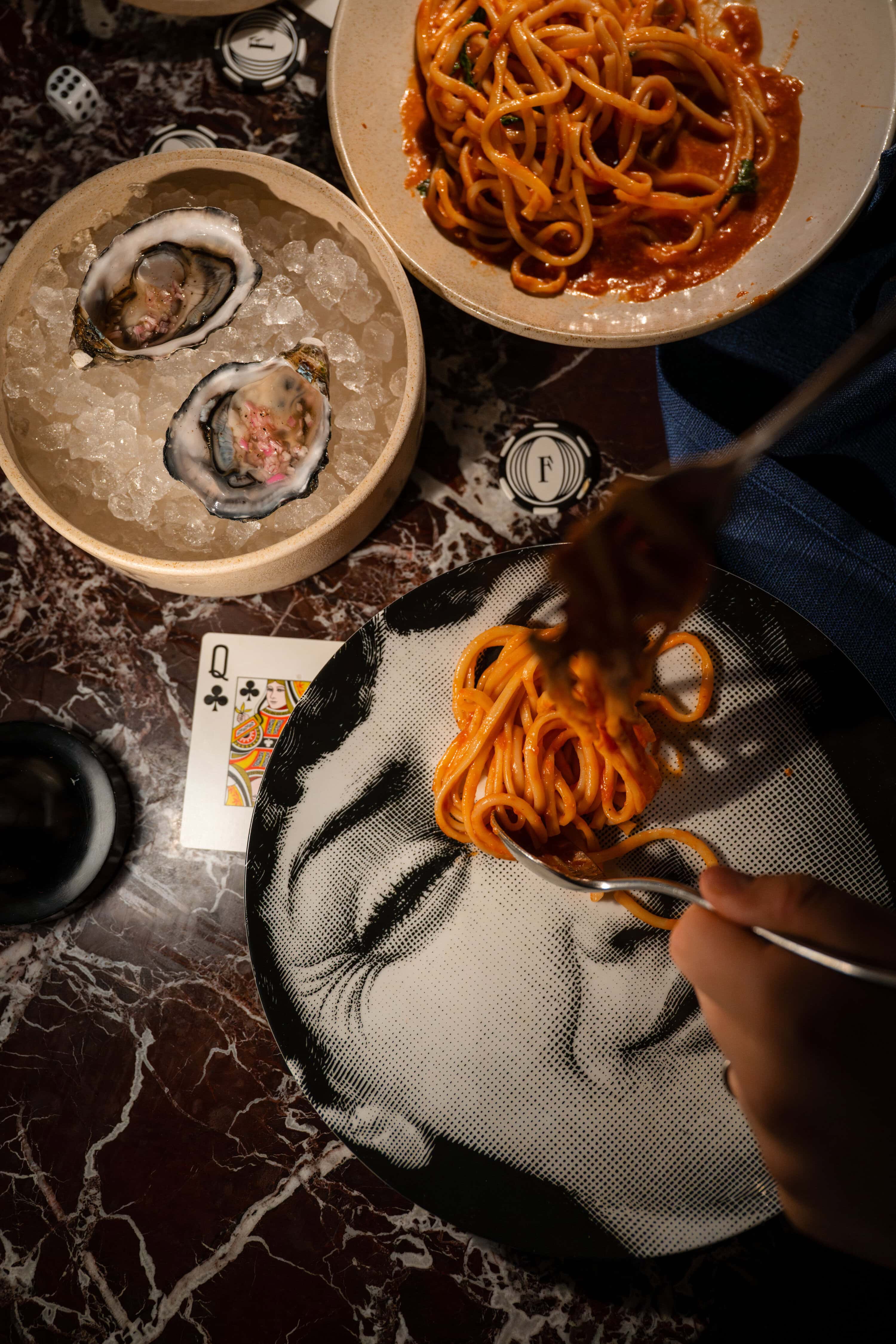 Pasta from Fugazzi in Adelaide.