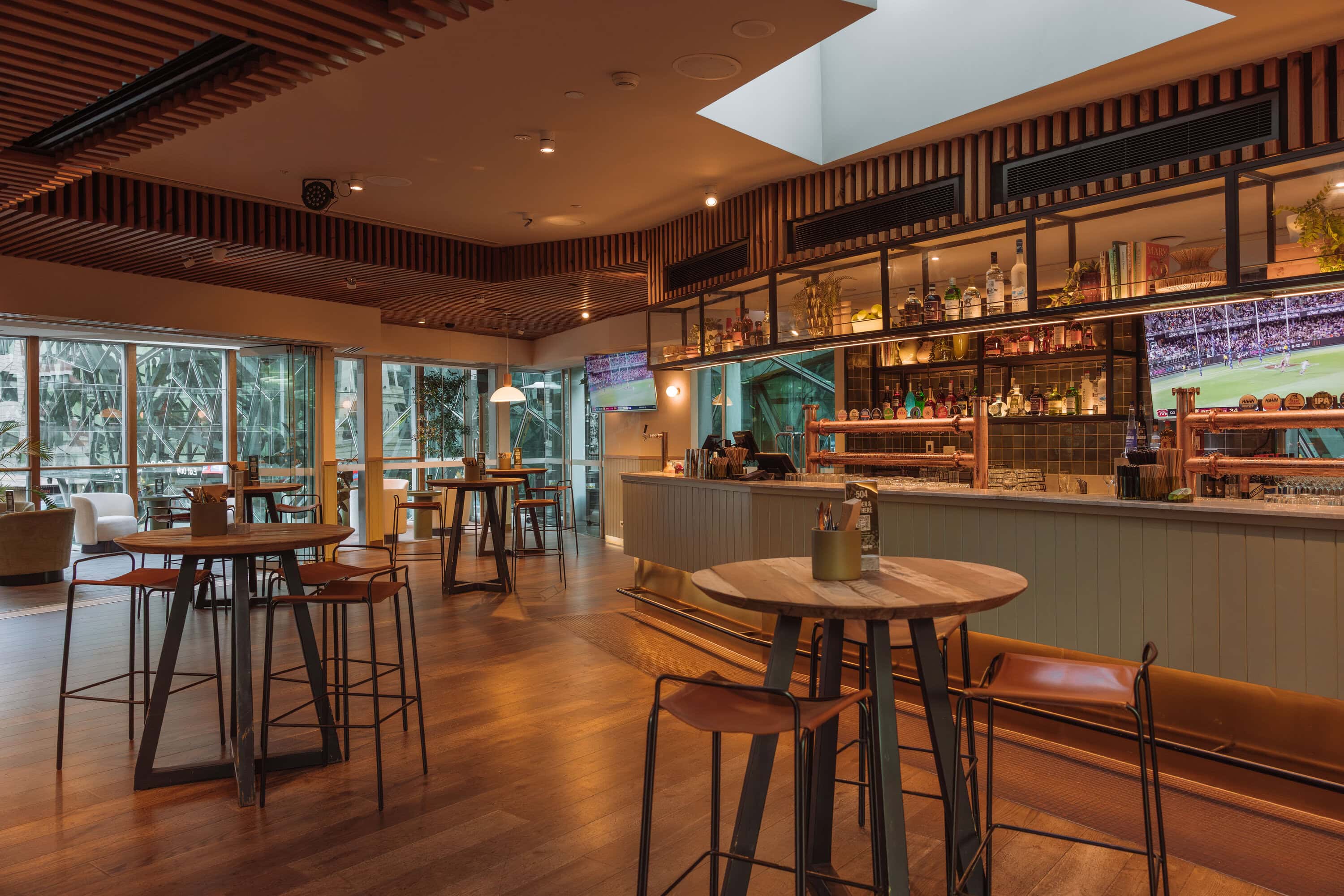 Good Nature Hotel, a new all-weather pub and beer garden at Federation Square in Melbourne.