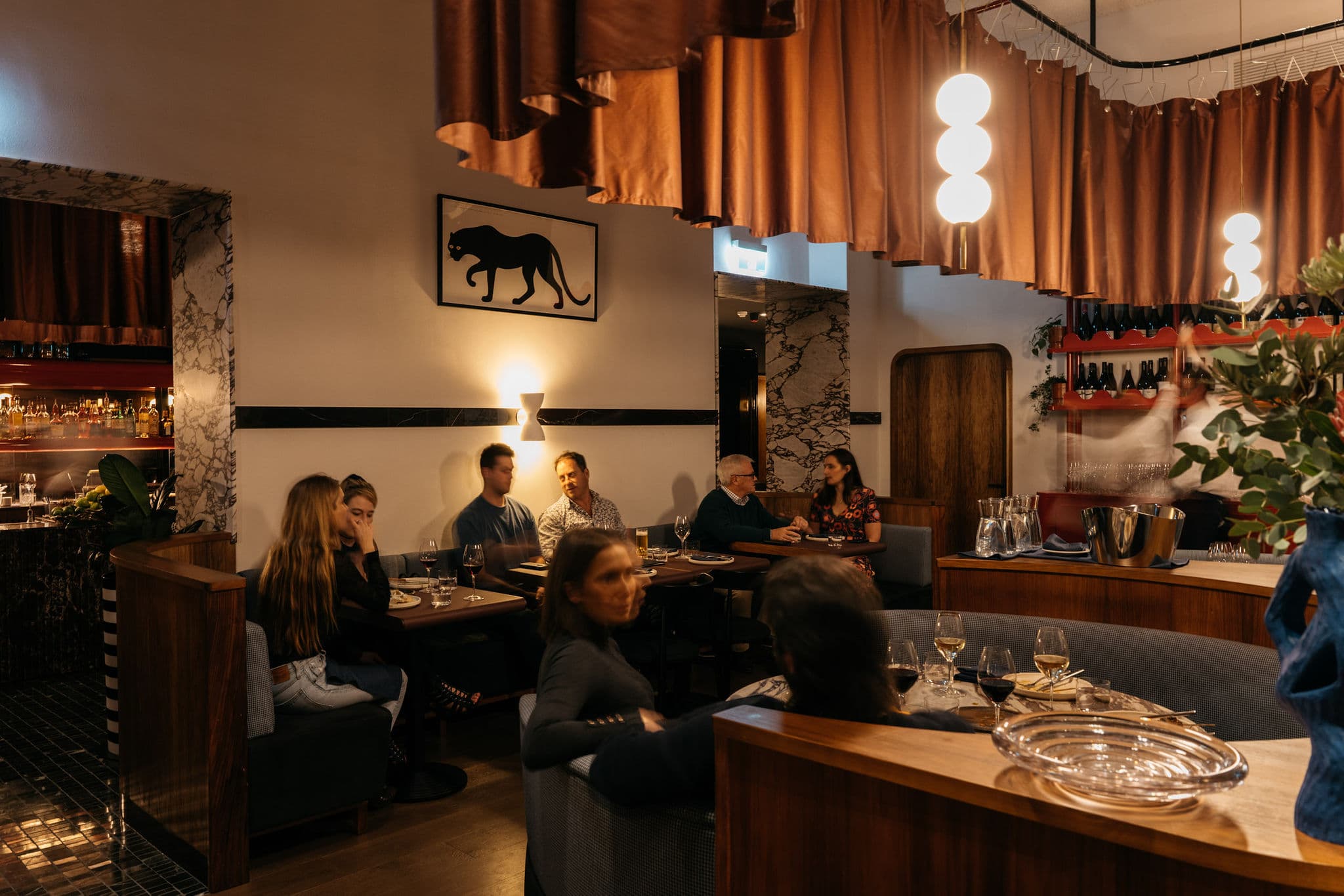 Interior of Fugazzi in Adelaide.