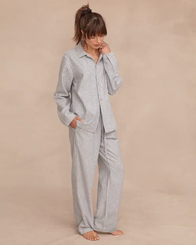 Jasmine And Will Unisex Cotton Flannel Onassis Set