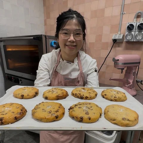 cherry's goods cookies on a tray