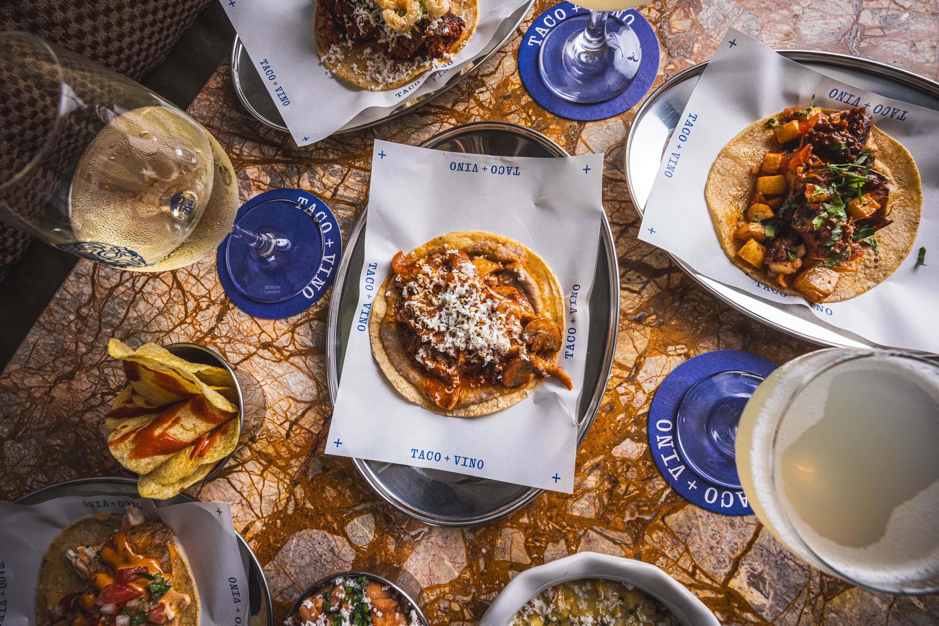 Mexico City-style gaonera tacos at Taco+Vino Kellett Street Potts Point Sydney