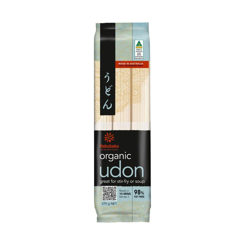 Hakubaku Organic Japanese Udon Noodle, 270g, $4.00