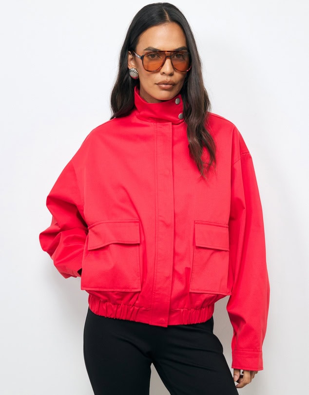 Aere Ines Funnel Neck Bomber