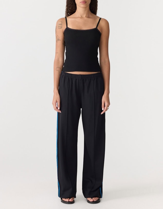 Bassike Double Stripe Wide Leg Pants