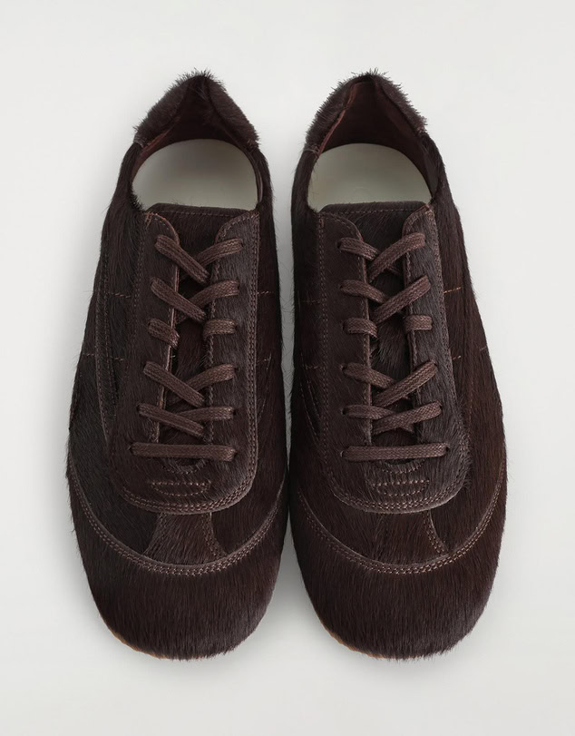COS Minimal Pony-Hair Trainers