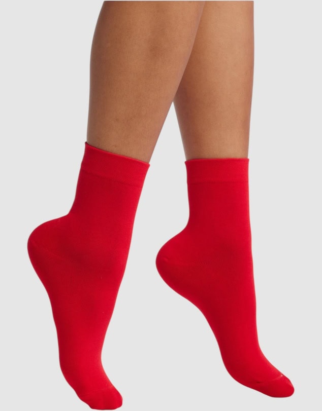 High Heel Jungle Lil Red Socks