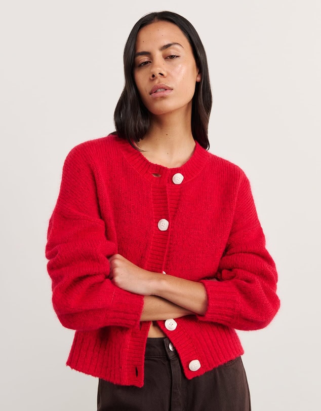 Jag Lily Fluffy Knit Cardigan