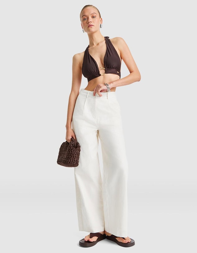 TALA Wide Leg Linen Trousers