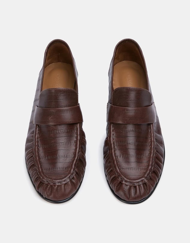 Tony Bianco Gatsby Loafers Brown Anguille