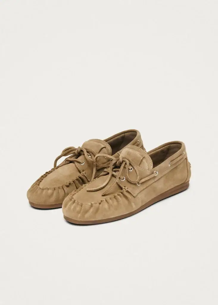 Alohas Rowen Suede Leather Loafers