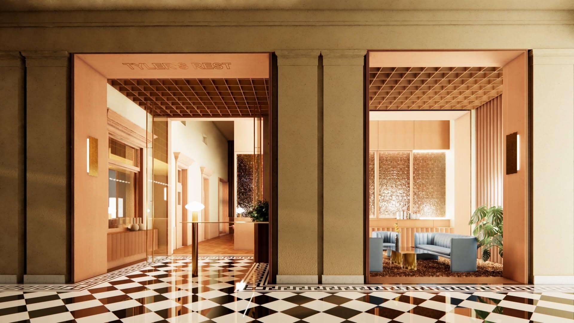 Interior render of Adelaide's first Westin hotel coming to Keystone Tower on North Terrace in Adelaide.