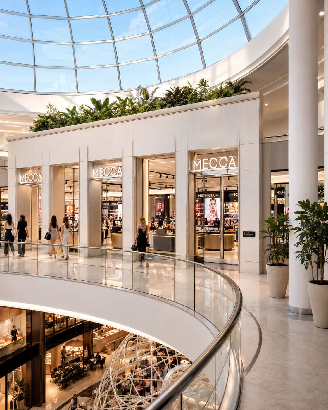 mecca chadstone rebrand