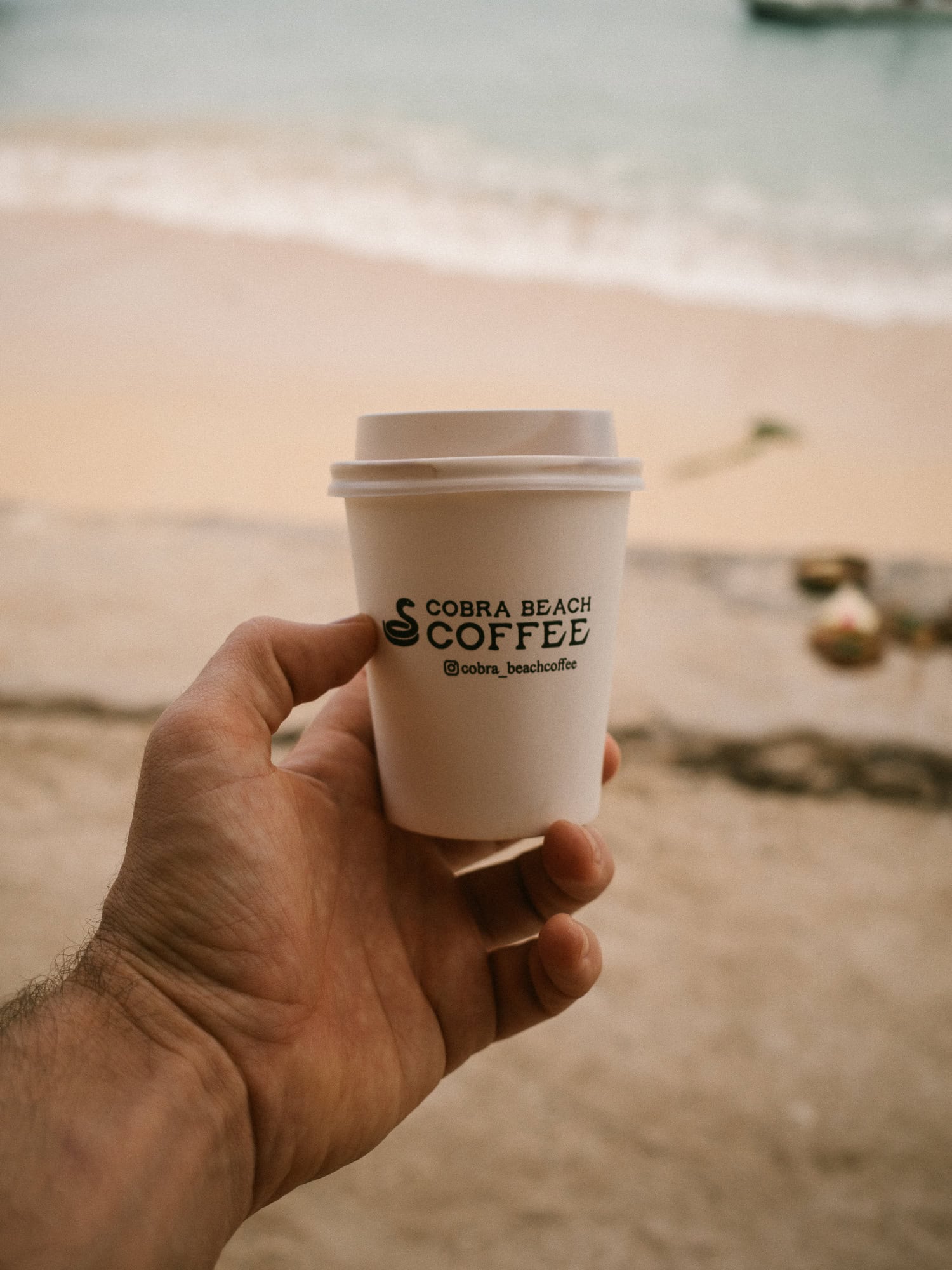 Coffee at Cobra Beach Cafe in Nusa Lembongan