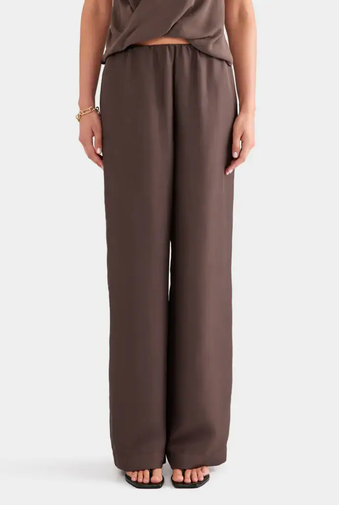 Venroy Silk Relaxed Pant