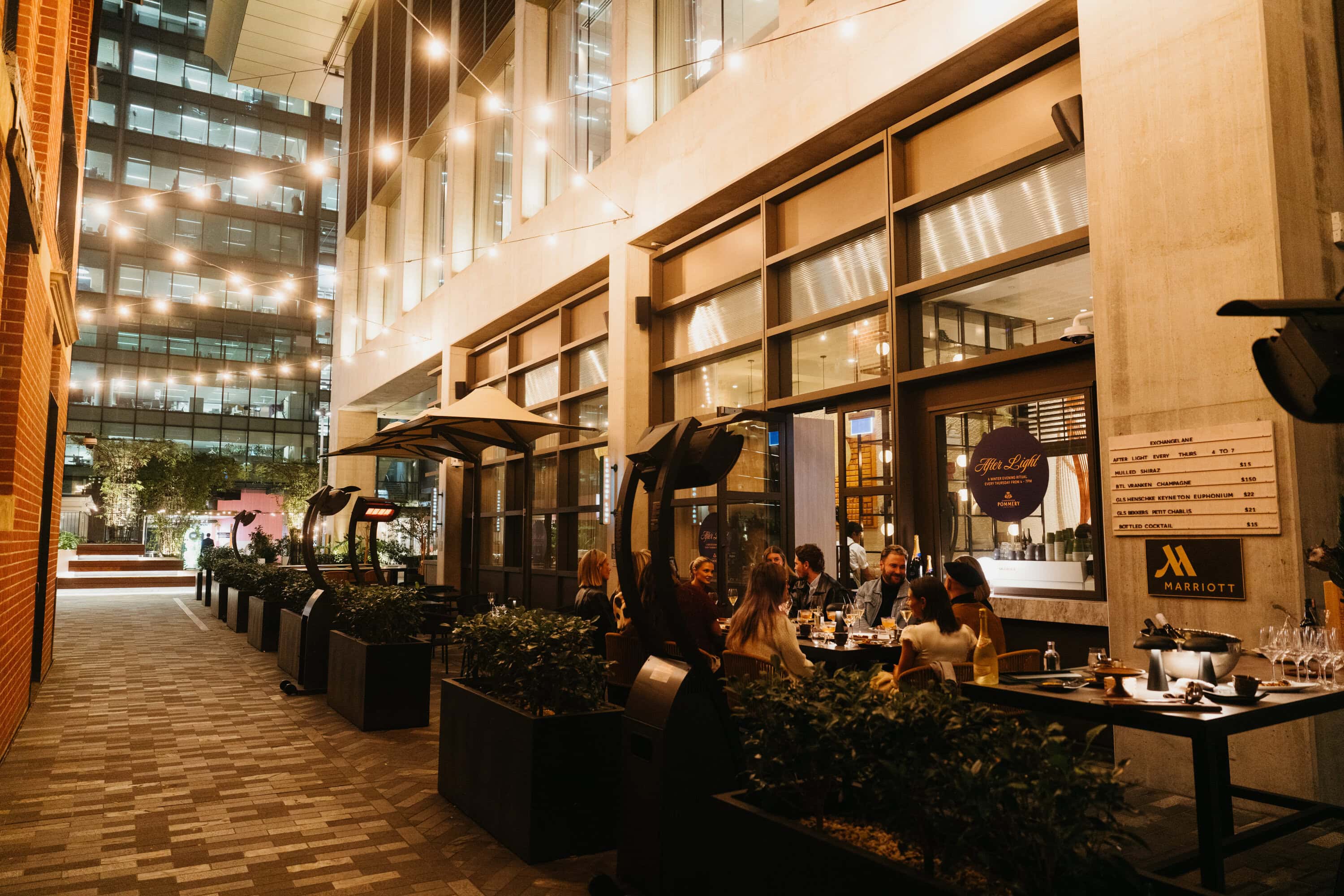 After Light at Exchange Lane in Adelaide.