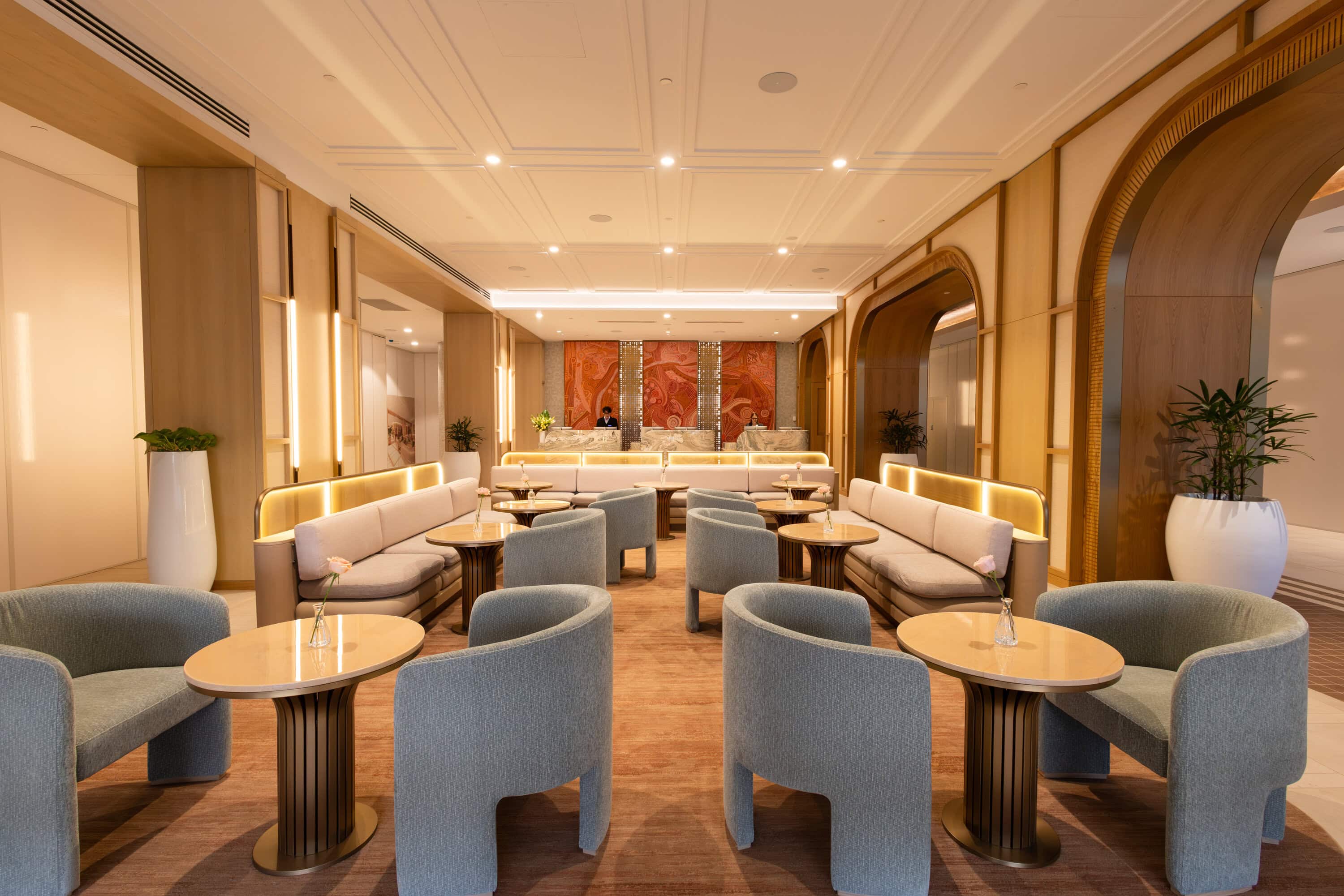 Reception area at Amora Adelaide