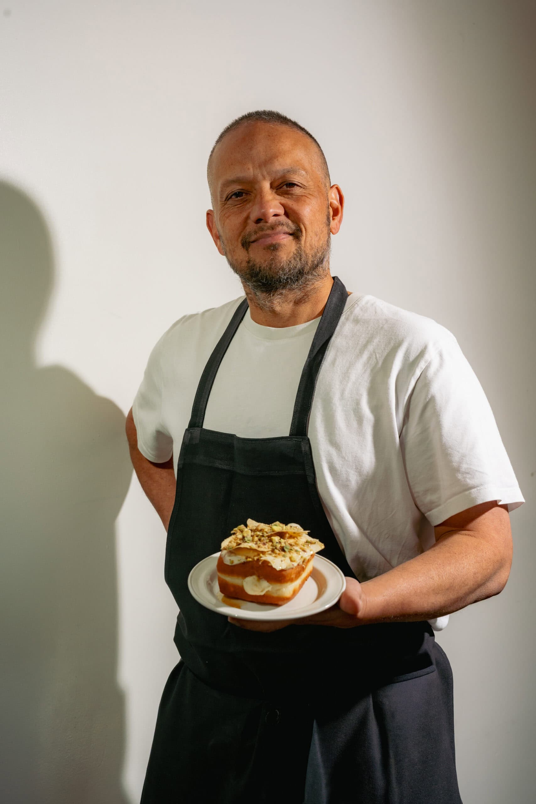 Raph Rashid portrait with Donut 1