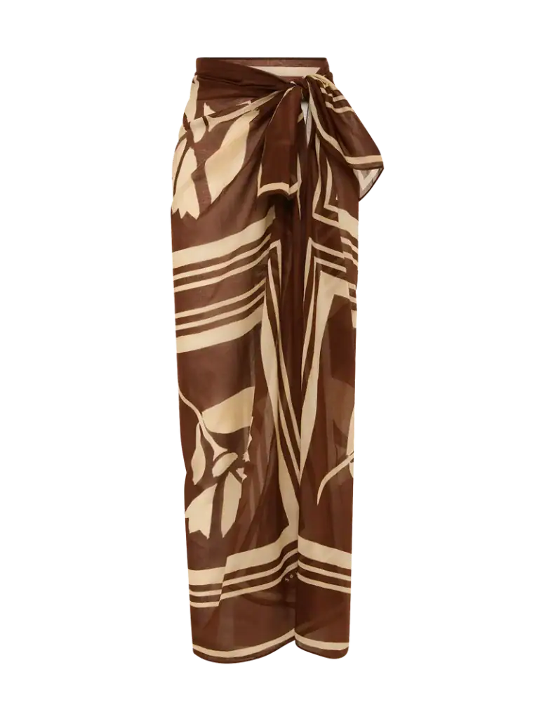 Soleil Soleil Square Pareo Clove Coconut