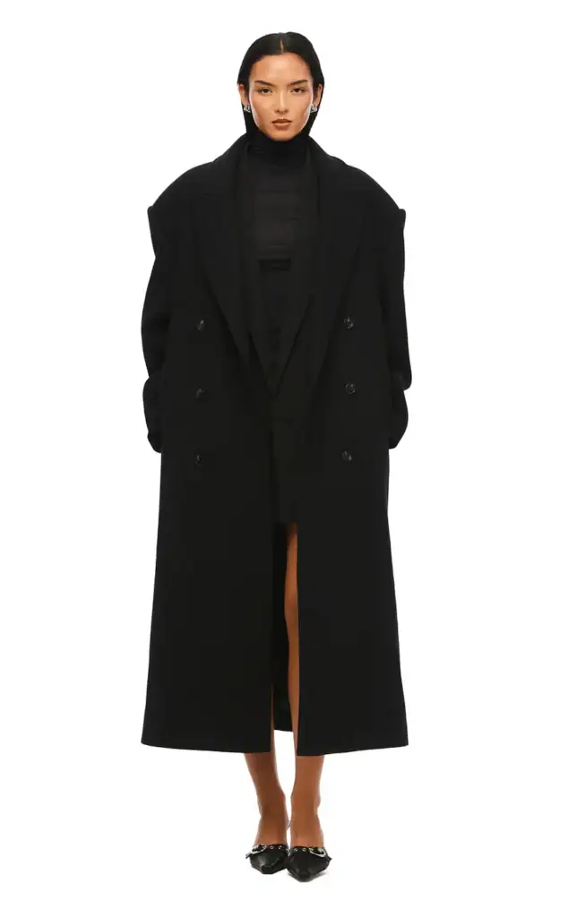 Nakedvice The Boston Oversized Wool Blend Coat