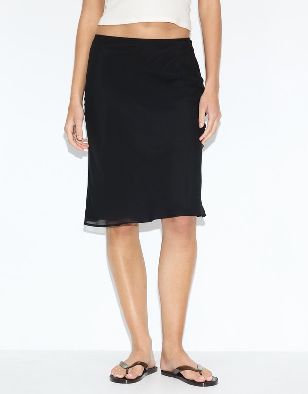 Dazie Janie Layered Midi Skirt