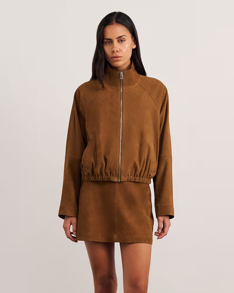 JAG Ophelia Suede Bomber