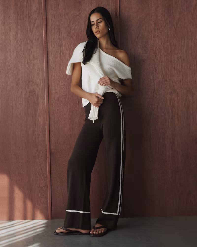 JAG Orla Contrast Knit Pant