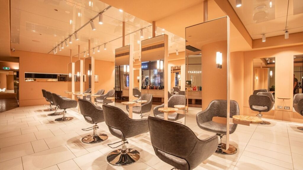 Aveda salon interior at Tribe Lifestyle Chatswood Sydney