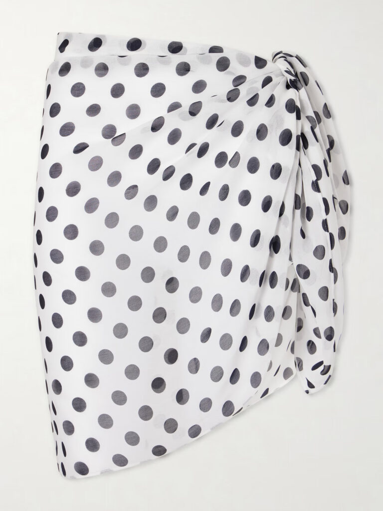 Faithfull Mirra Polka-Dot Voile Pareo