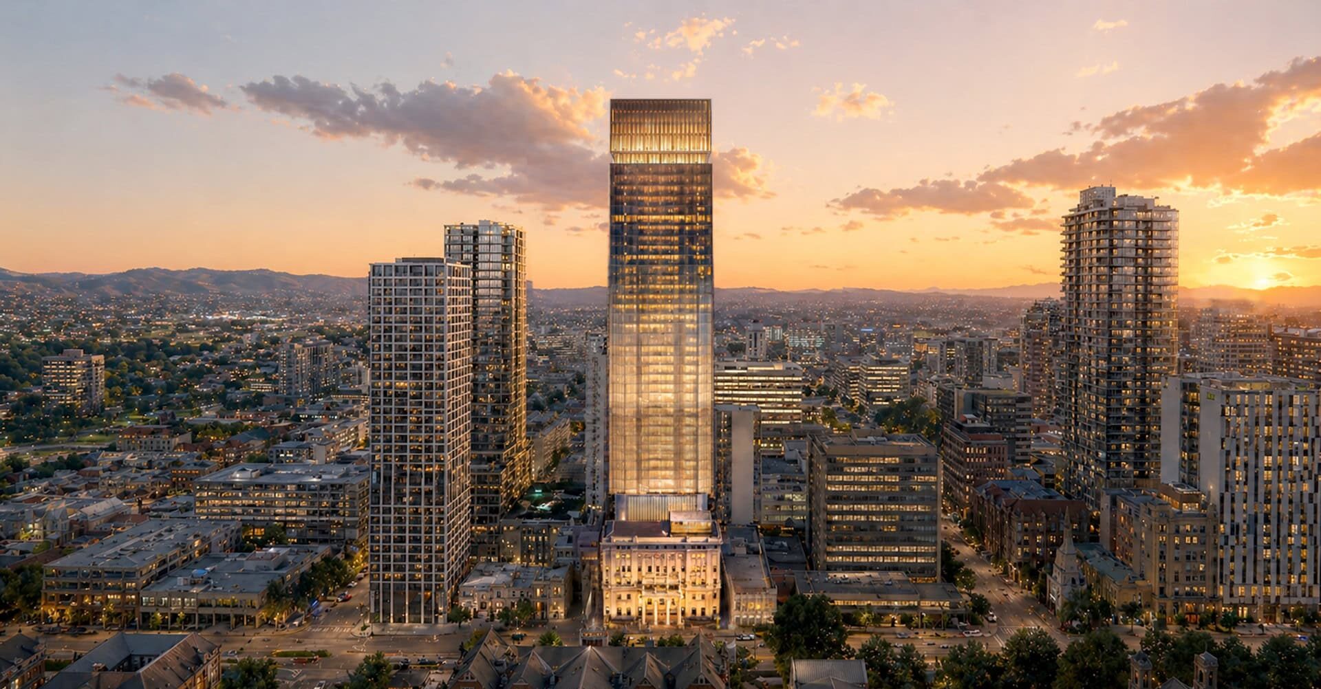 Render of Keystone Tower in Adelaide.
