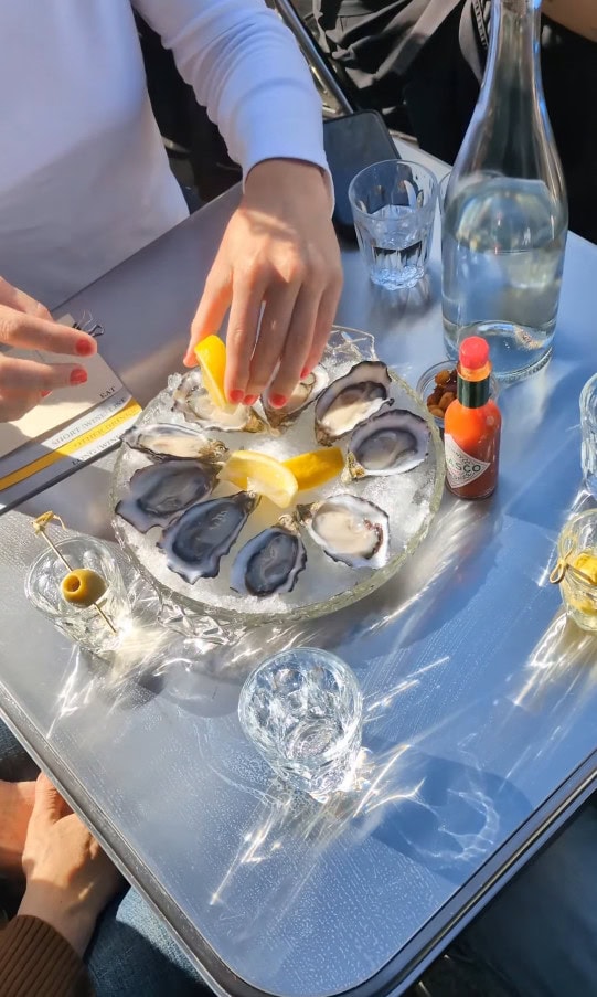 Oysters at Wise Child Wine Store, Fremantle