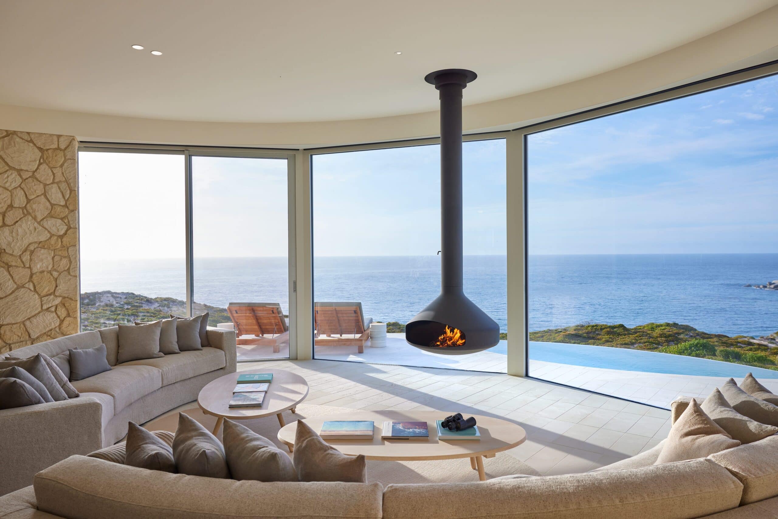 Accommodation at Southern Ocean Lodge on Kangaroo Island.